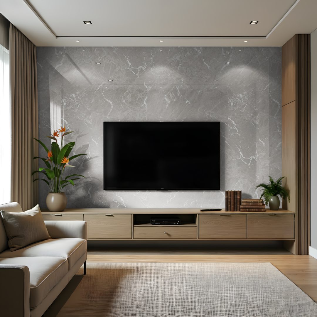 Pro-Tek™ Grey Carrara Plain Wall Panel Pro-Tek™ Grey Carrara Plain Wall Panel