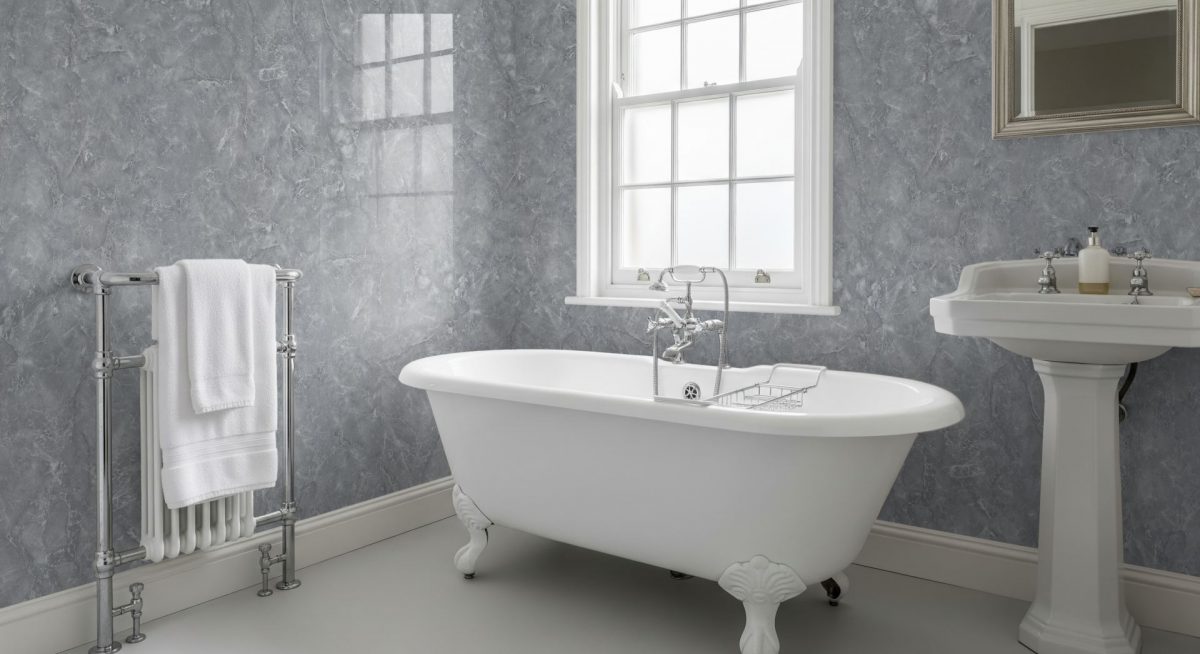 Grey Statuario Plain Wall Panel - Image 3