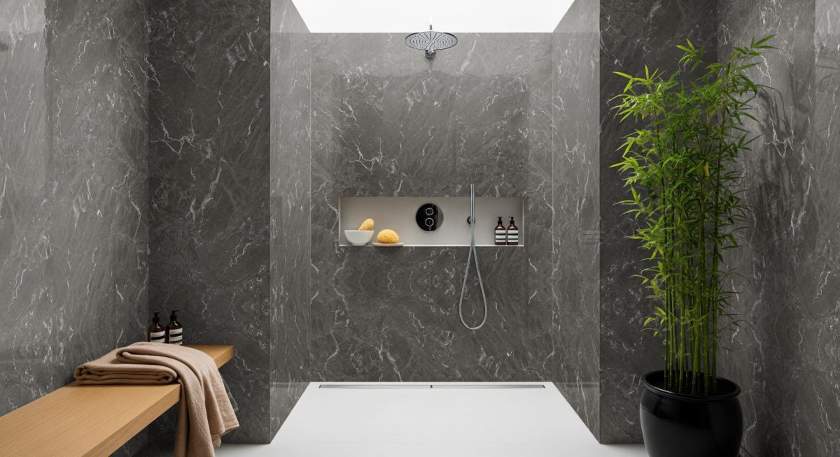 Pro-Tek™ Marquina Black Plain Wall Panel Pro-Tek™ Marquina Black Plain Wall Panel