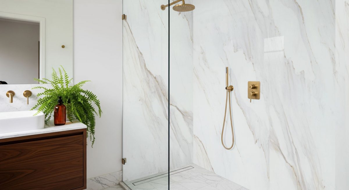 Natural Carrara Plain Wall Panel - Image 3