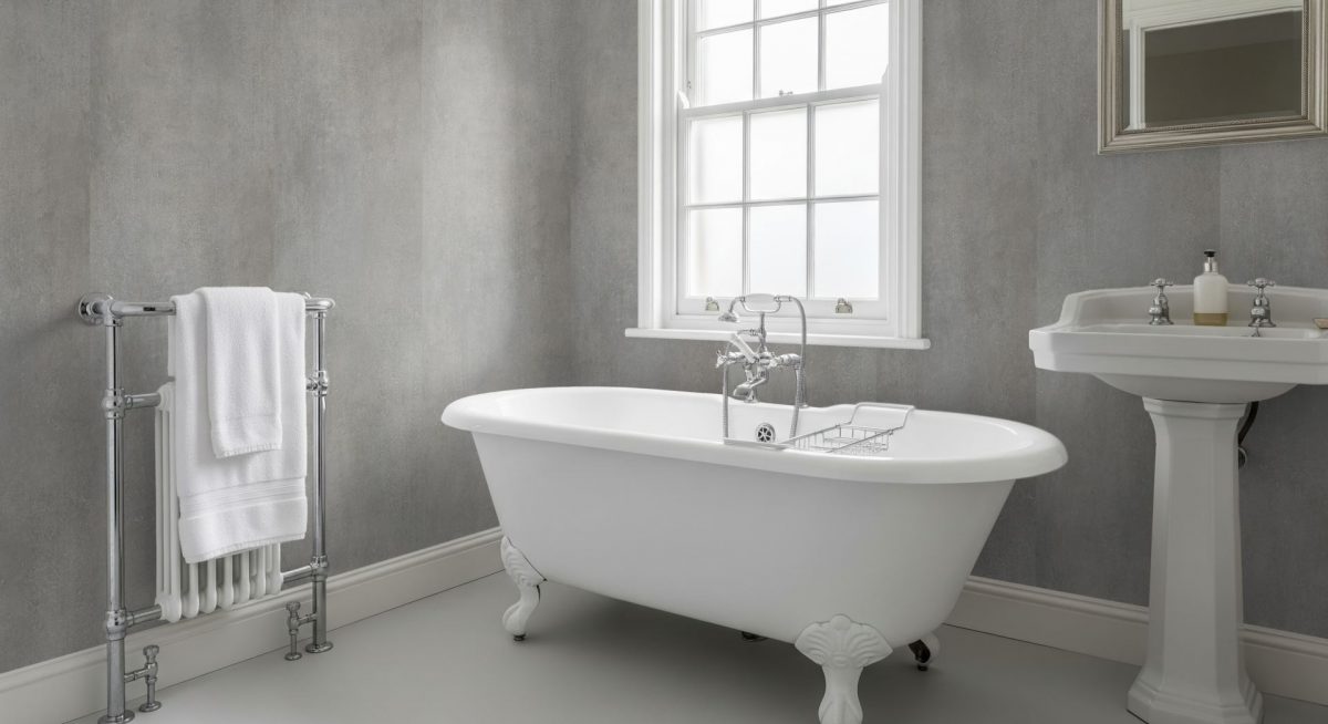 Salerno Grey Plain Wall Panel - Image 3