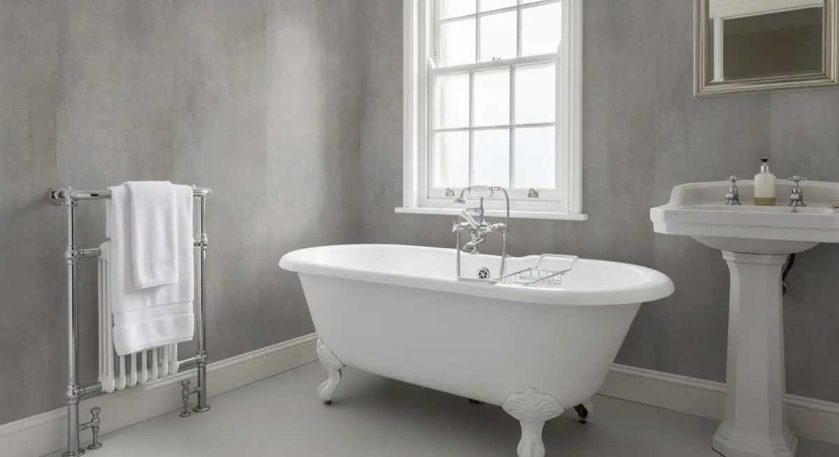 Salerno Grey Plain Wall Panel - Image 3