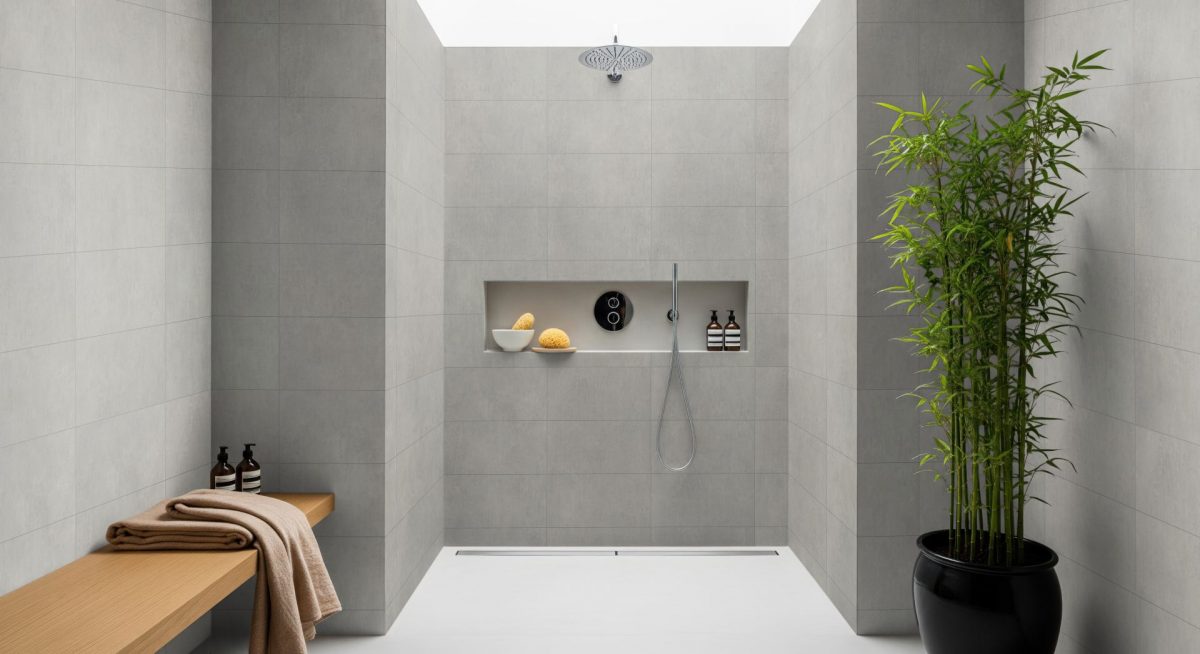 Pro-Tek™ Venezia Grey Multi Tile Wall Panel Pro-Tek™ Venezia Grey Multi Tile Wall Panel