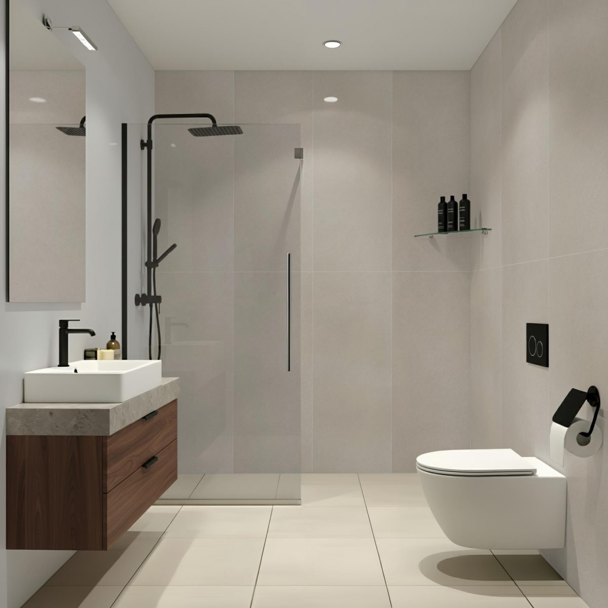 Verona Beige Double Tile Wall Panel - Image 3