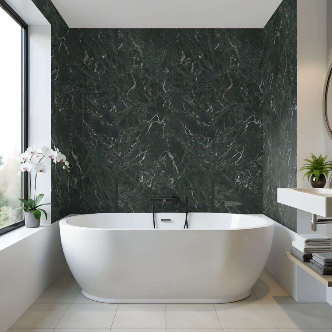 Pro-Tek™ Argos Black Double Tile Wall Panel