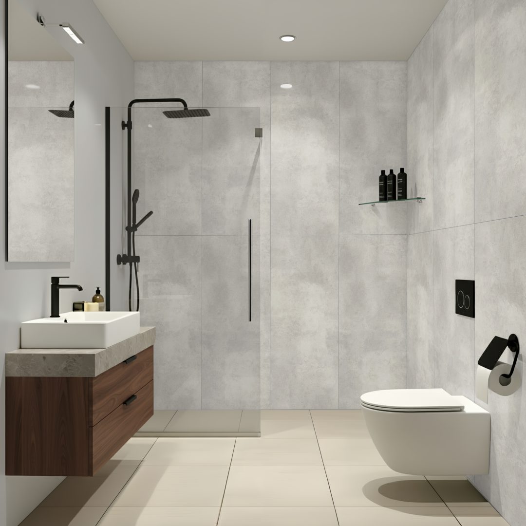 Genoa Grey Double Tile Wall Panel - Image 3