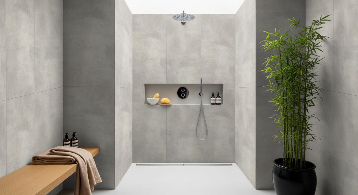 Pro-Tek™ Genoa Grey Double Tile Wall Panel