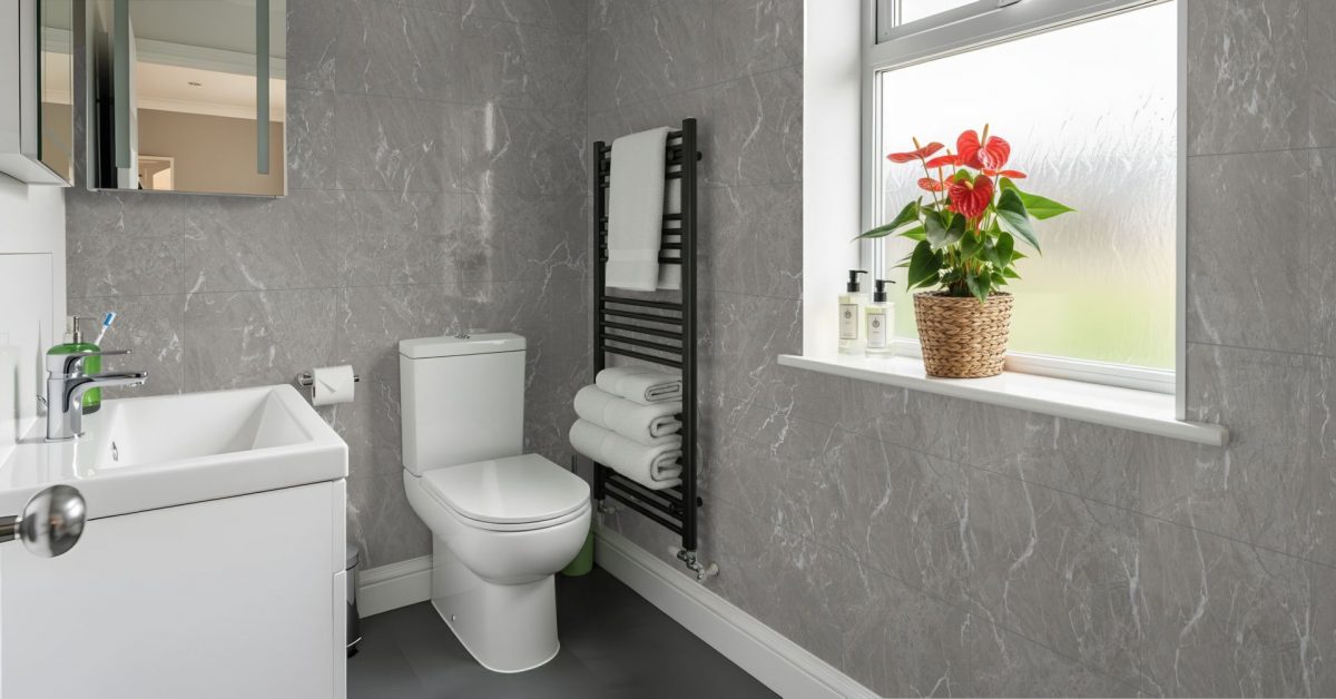 Pro Tek Flooring Grey Carrara Marble (marble 300 X 600 Tile Design) Materialo Image
