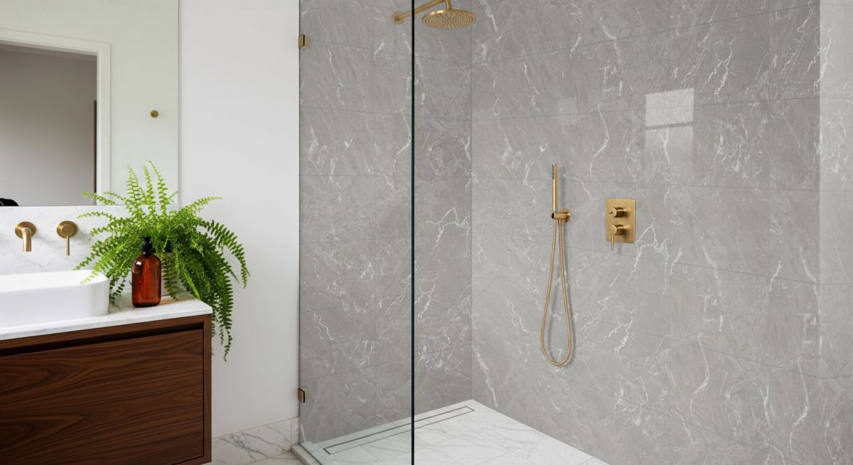 Pro Tek Flooring Grey Carrara Marble (marble 300 X 600 Tile Design) Materialo Image(1)