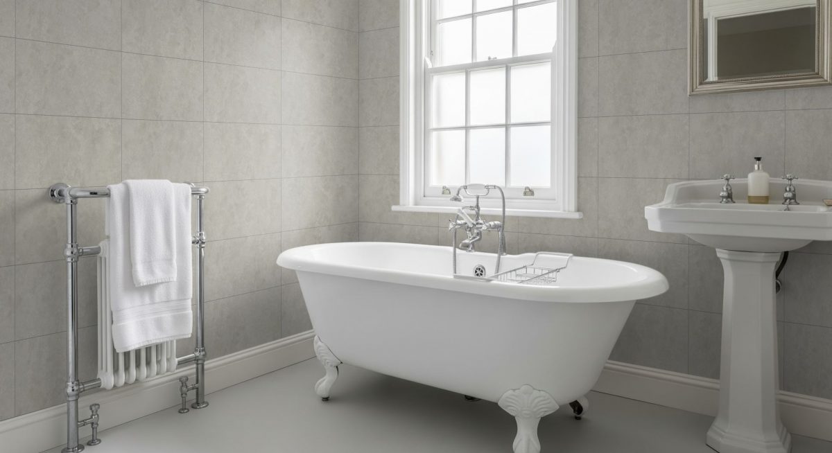 Pro-Tek™ Milano Grey Multi Tile Wall Panel
