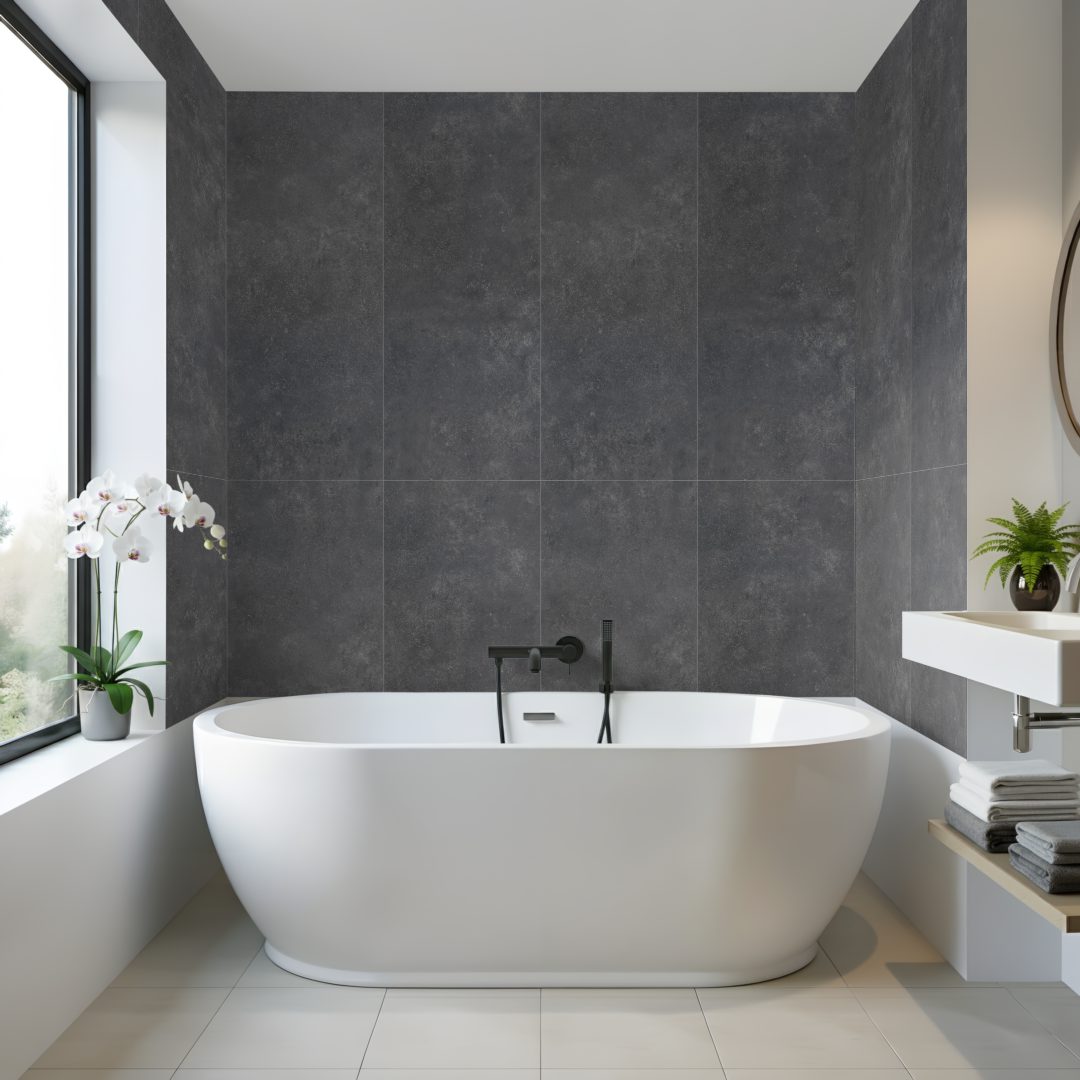 Pro-Tek™ Monza Grey Double Tile Wall Panel