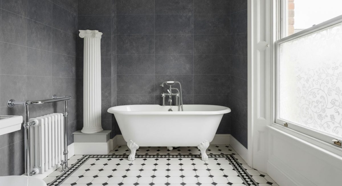 Pro-Tek™ Monza Grey Multi Tile Wall Panel Pro-Tek™ Monza Grey Multi Tile Wall Panel