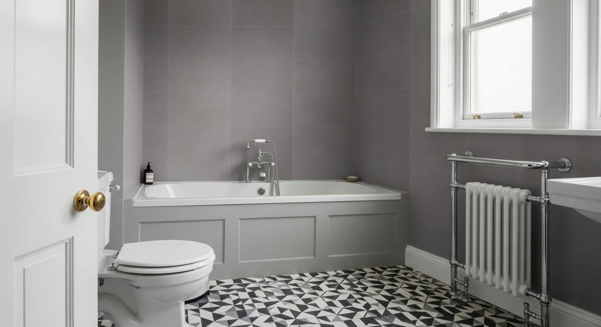 Pro-Tek™ Napoli Grey Multi Tile Wall Panel