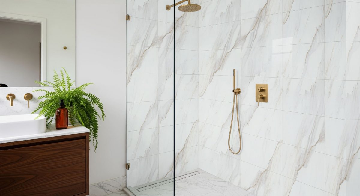 Natural Carrara Multi Tile Wall Panel - Image 3