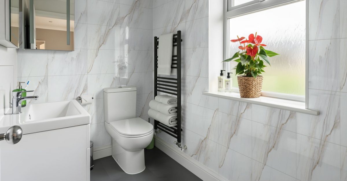 Pro Tek Flooring Natural Carrara Marble (marble 300 X 600 Tile Design) Materialo Image