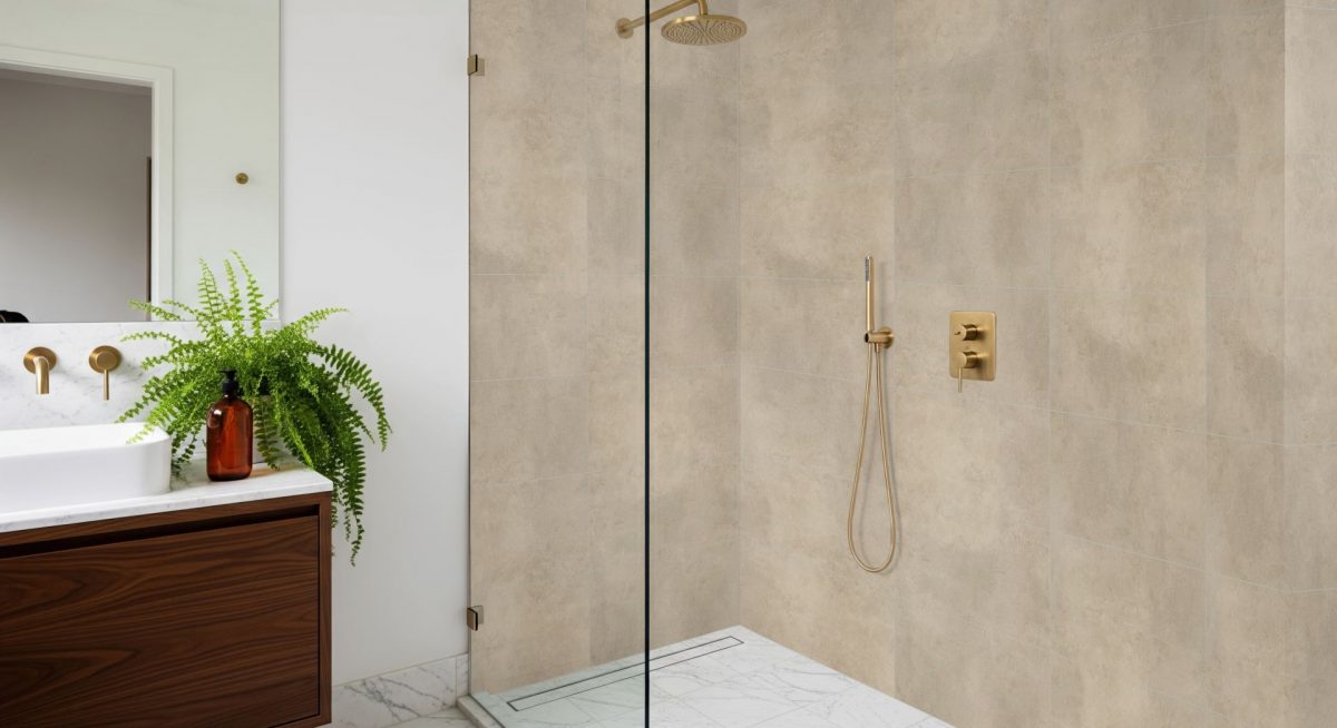 Pro Tek Flooring Palermo Wall Panel (beige 300 X 600 Tile Design) Materialo Image