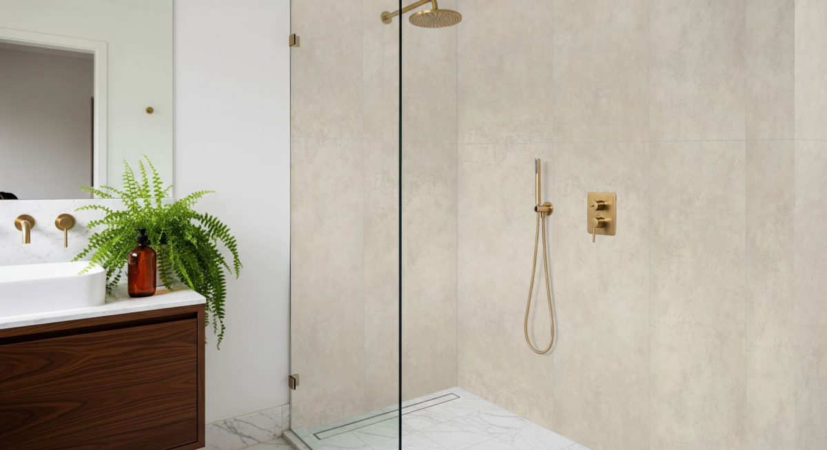 Pro-Tek™ Roma Beige Double Tile Wall Panel Pro-Tek™ Roma Beige Double Tile Wall Panel