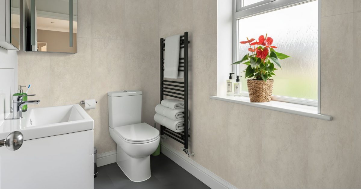 Pro Tek Flooring Roma Wall Panel (beige 2 Tile Design) Materialo Image