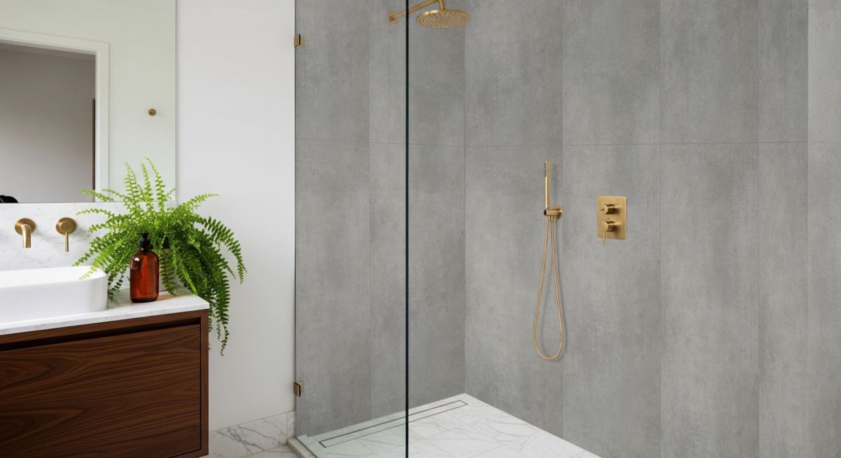 Pro Tek Flooring Salerno Wall Panel (grey 2 Tile Design) Materialo Image