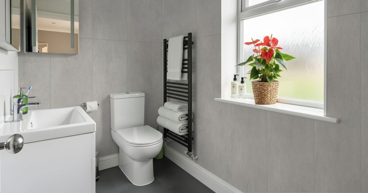 Pro Tek Flooring Venezia Wall Panel (grey 2 Tile Design) Materialo Image
