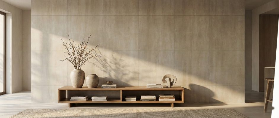 Beige Multi Tile Panels Intricate Detail, Zero Effort