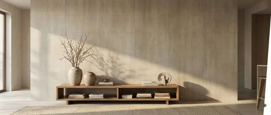 Beige Multi Tile Panels Intricate Detail, Zero Effort