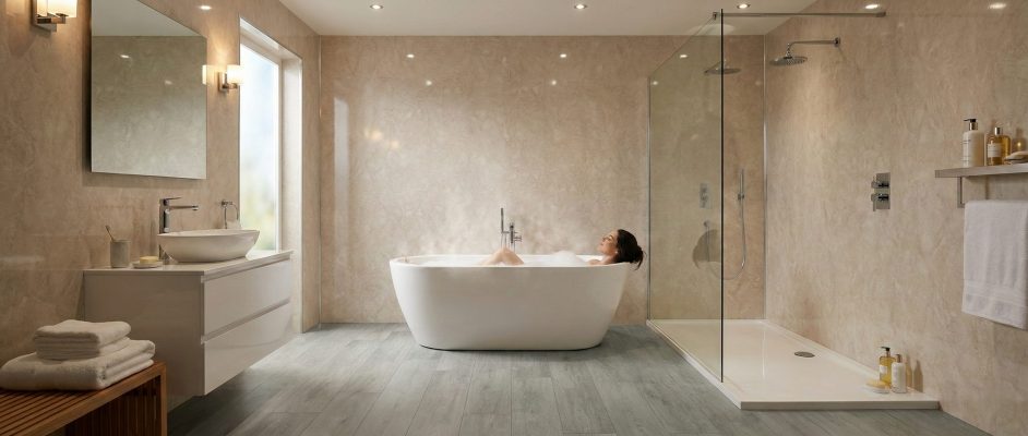 Beige Plain Wall Panels