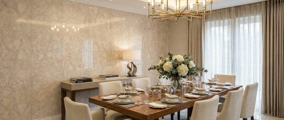 Dining Room Wall Panels High Gloss Tiles