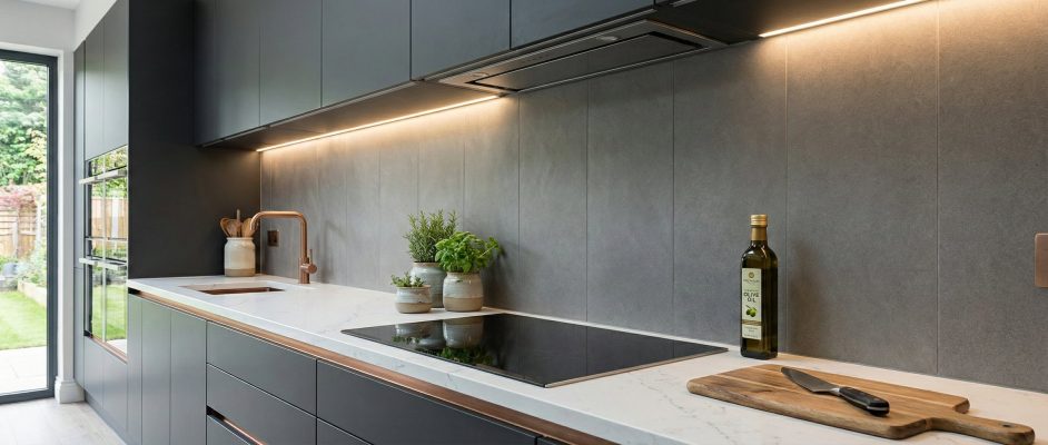 Grey Multi Tile Panels The Ultimate Splashback