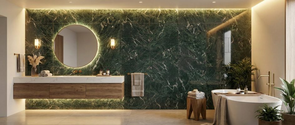 High Gloss Marble Multi Tile Panels Affordable Luxury
