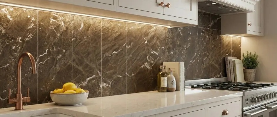 Kitchen Wall Panels Marble Splashback