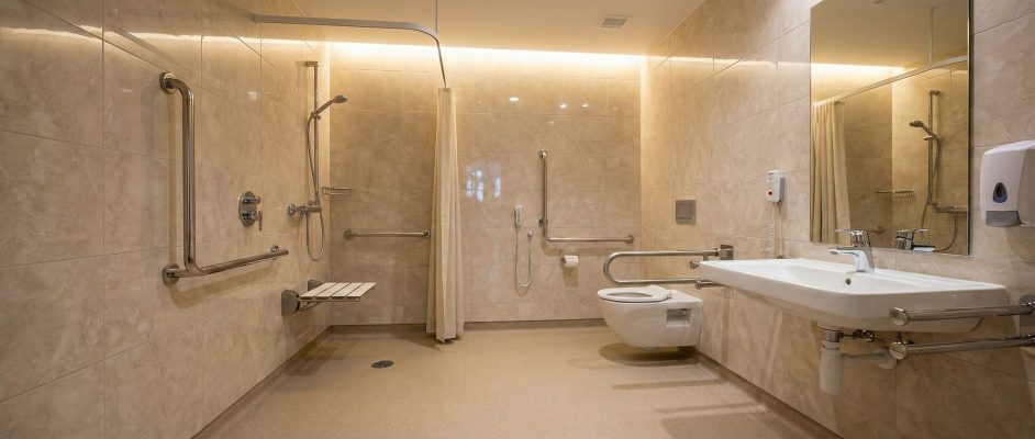 Nursing Home Wall Panels Bathroom High Gloss