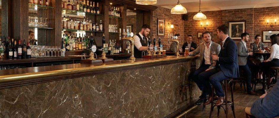 Pub Wall Panels Bar Front Marble
