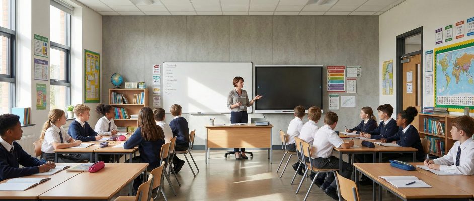 School Wall Panels Classroom Grey