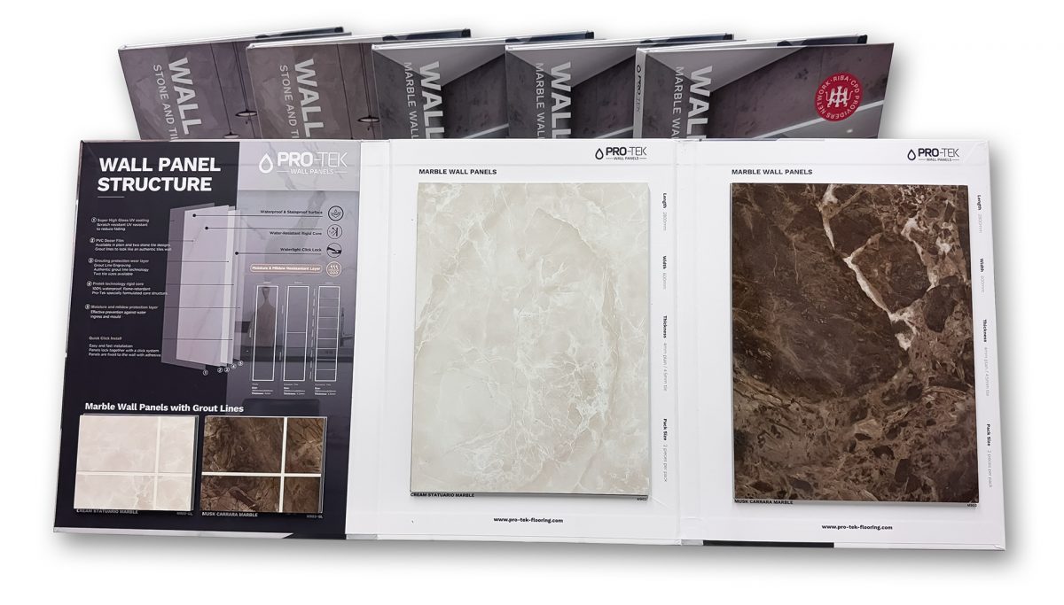 Sample Book Brown White Marble