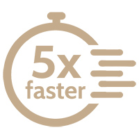Up To 5X Faster To Fit
