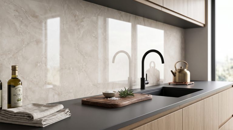 Pro Tek Spc Wall Panels As Kitchen Splashbacks